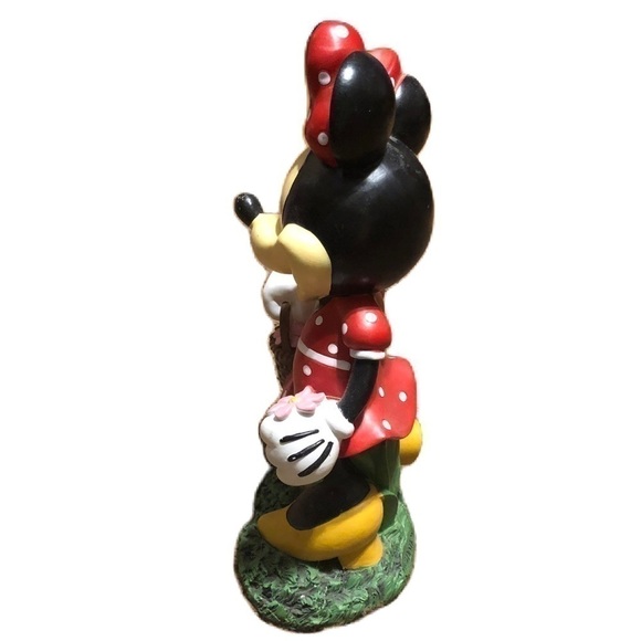 Disney Minnie Mouse Lawn Statue Resin Garden Red Polka Dot Decor BIG FIG - Picture 4 of 7